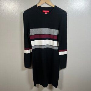 Krimson Klover Soothe Sweater Dress Size Small Black Comfy Travel Athleisure